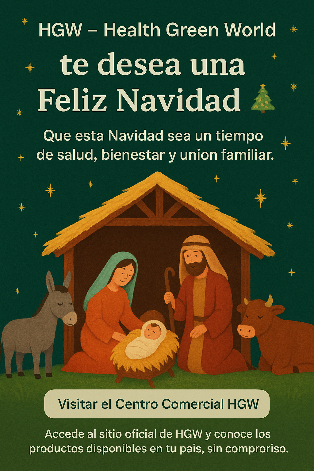 HGW Health Green World - Feliz Navidad